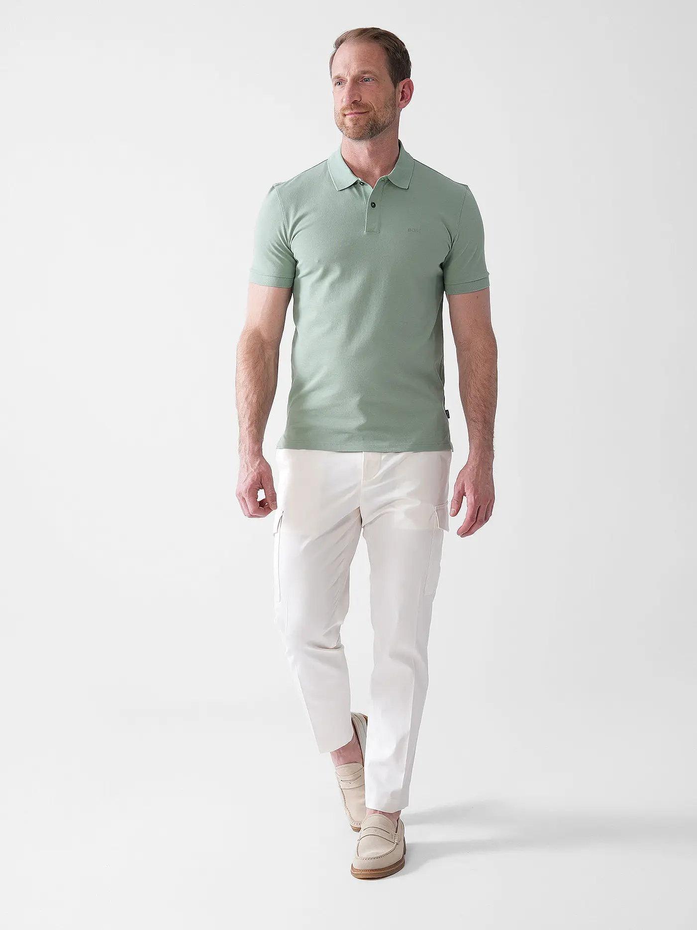 BOSS | Poloshirt Regular Fit PALLAS | hellgrün